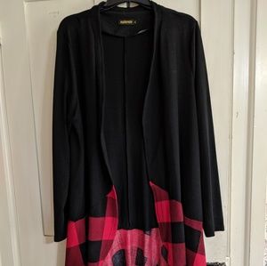 Buffalo plaid duster